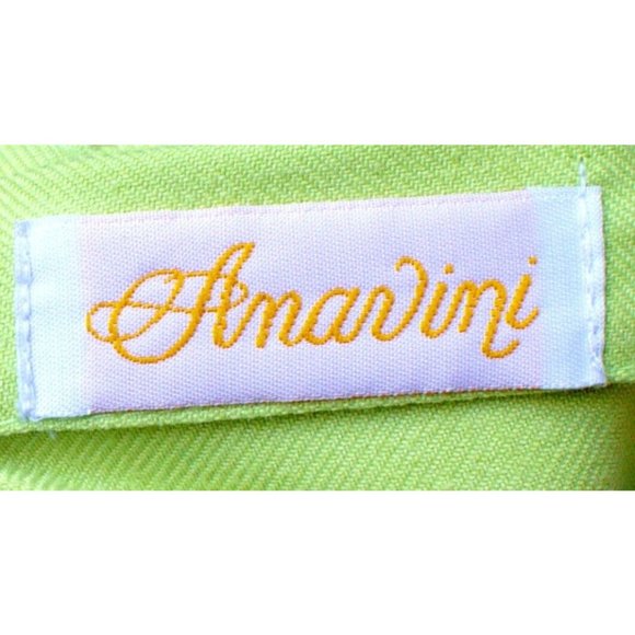 Anavini Spring Green Smocked Dress Easter Flower Tulips Summer Party Special - Picture 9 of 9